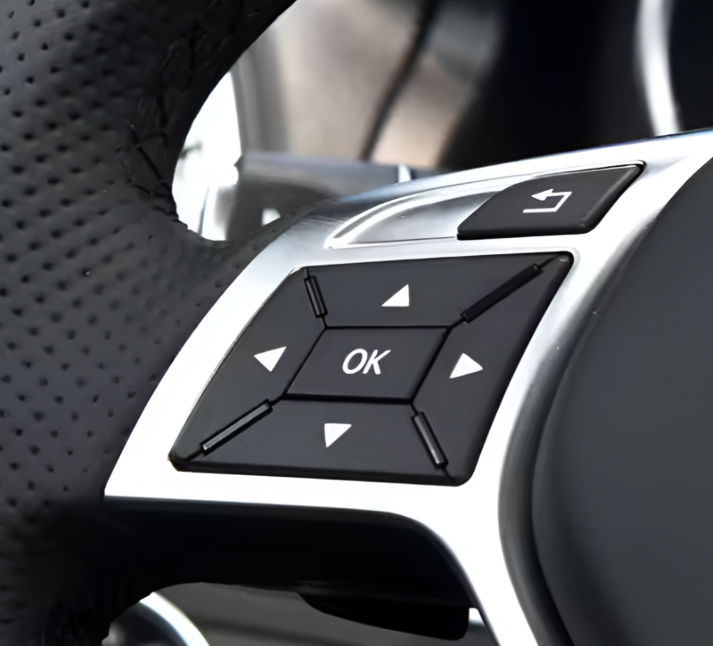 Set de Boutons de Volant multifonction de remplacement pour Mercedes GL X166 - 2012 à 2015