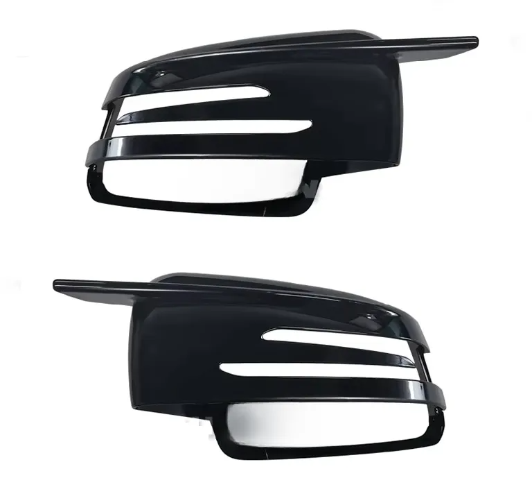 Coques de rétroviseurs noires brillantes pour Mercedes Classe A W176 (2012 - 2018)