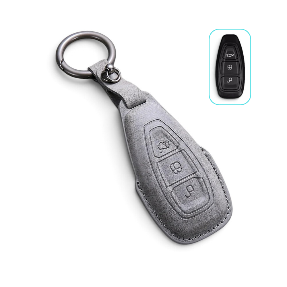 Coque de clé Alcantara pour télécommande Ford