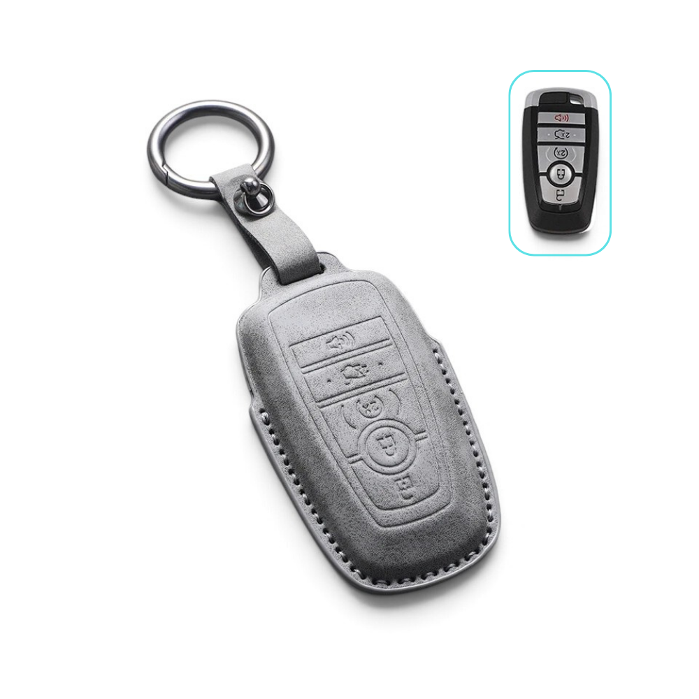 Coque de clé Alcantara pour télécommande Ford