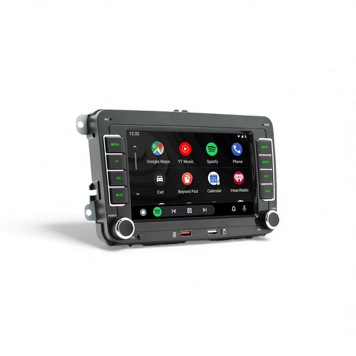 Autoradio connecté Android Auto et Apple CarPlay pour Volkswagen Polo 5 6R (2009 à 2013)