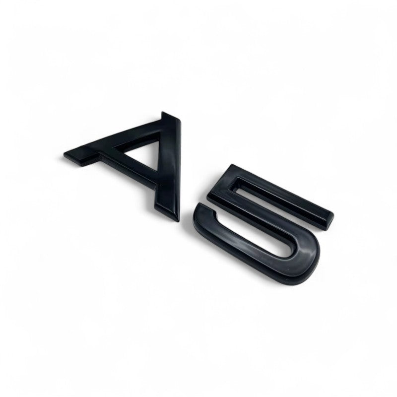 Logo de Coffre Noir Badge AUDI A5 Black Edition