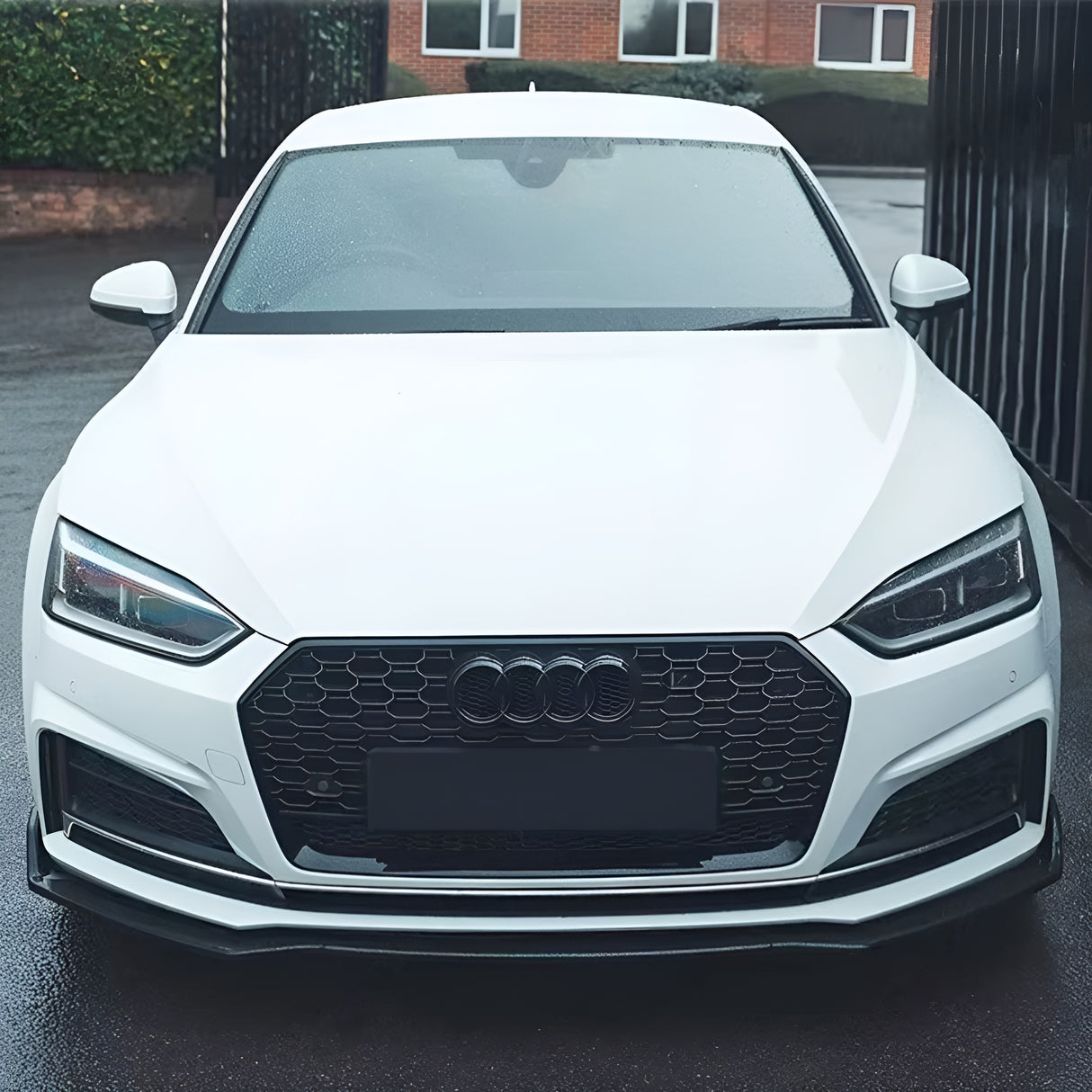Front bumper splitter lip for Audi A5 S5 B9 (2016 to 2029)