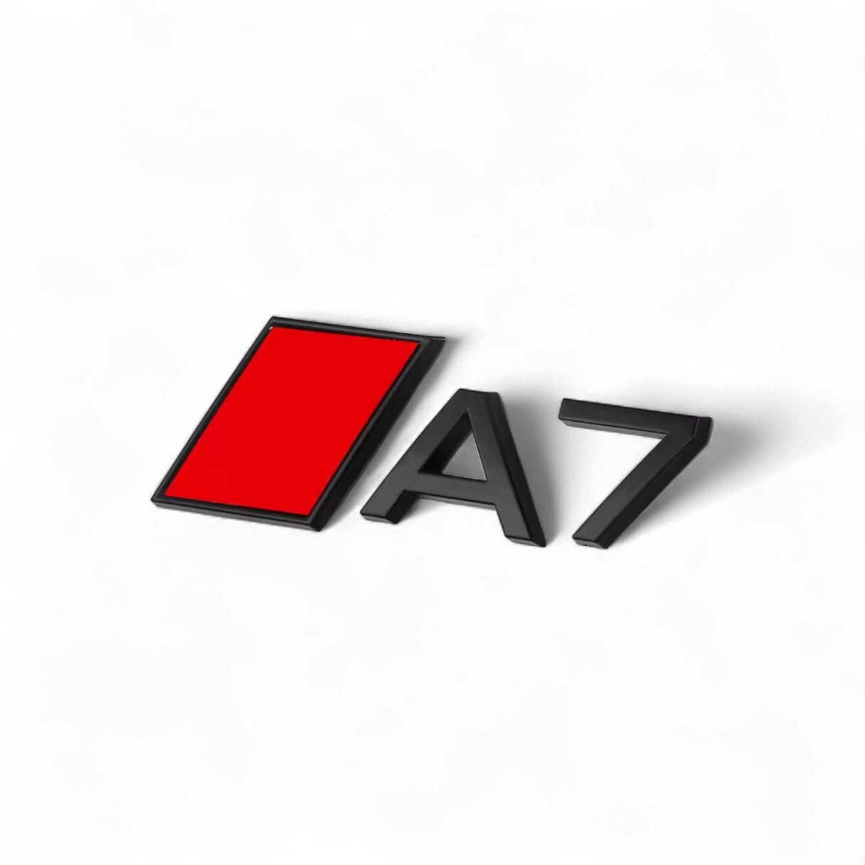 Logo de coffre Noir Badge AUDI A7 Black Edition
