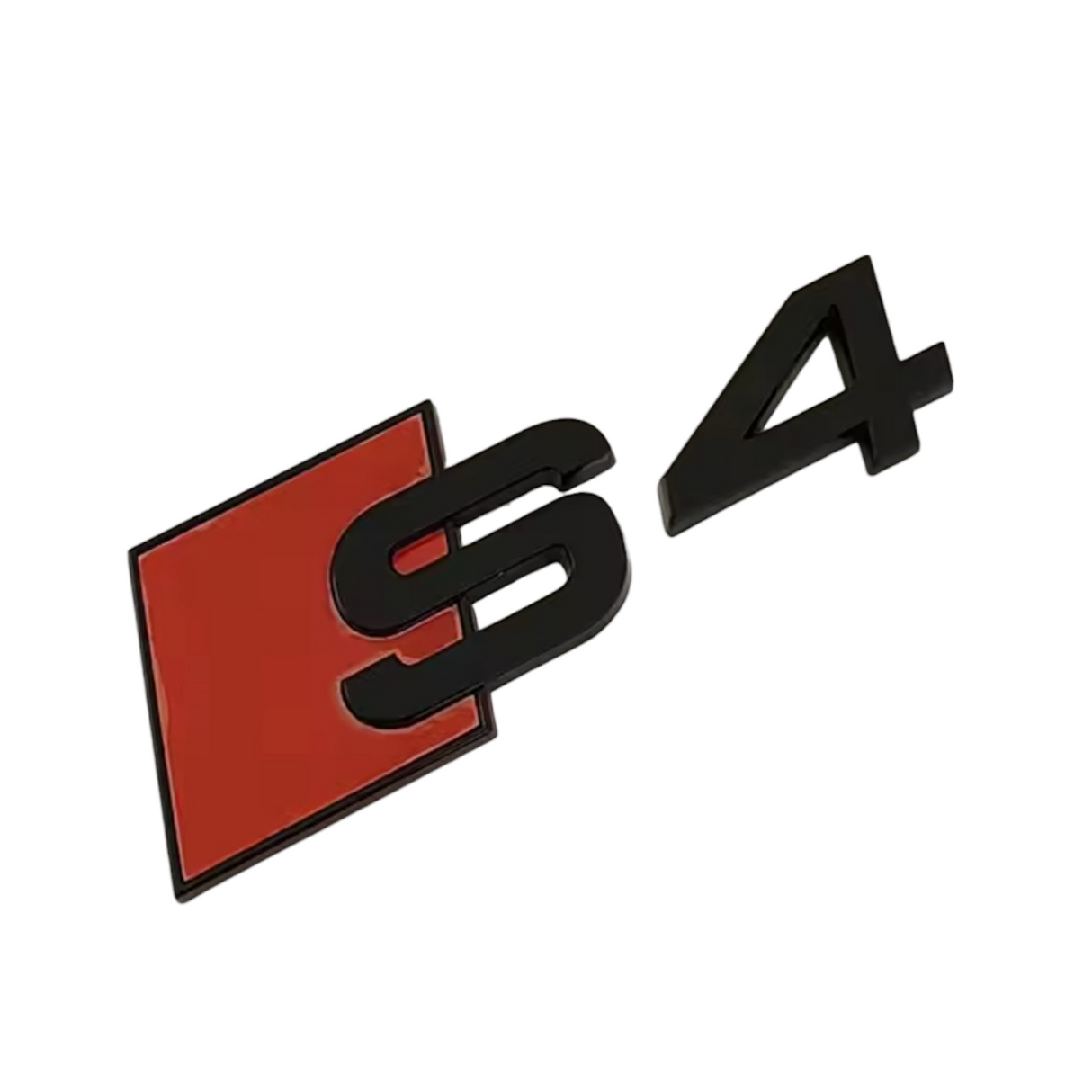 Logo de coffre noir Badge AUDI S4 Black Edition