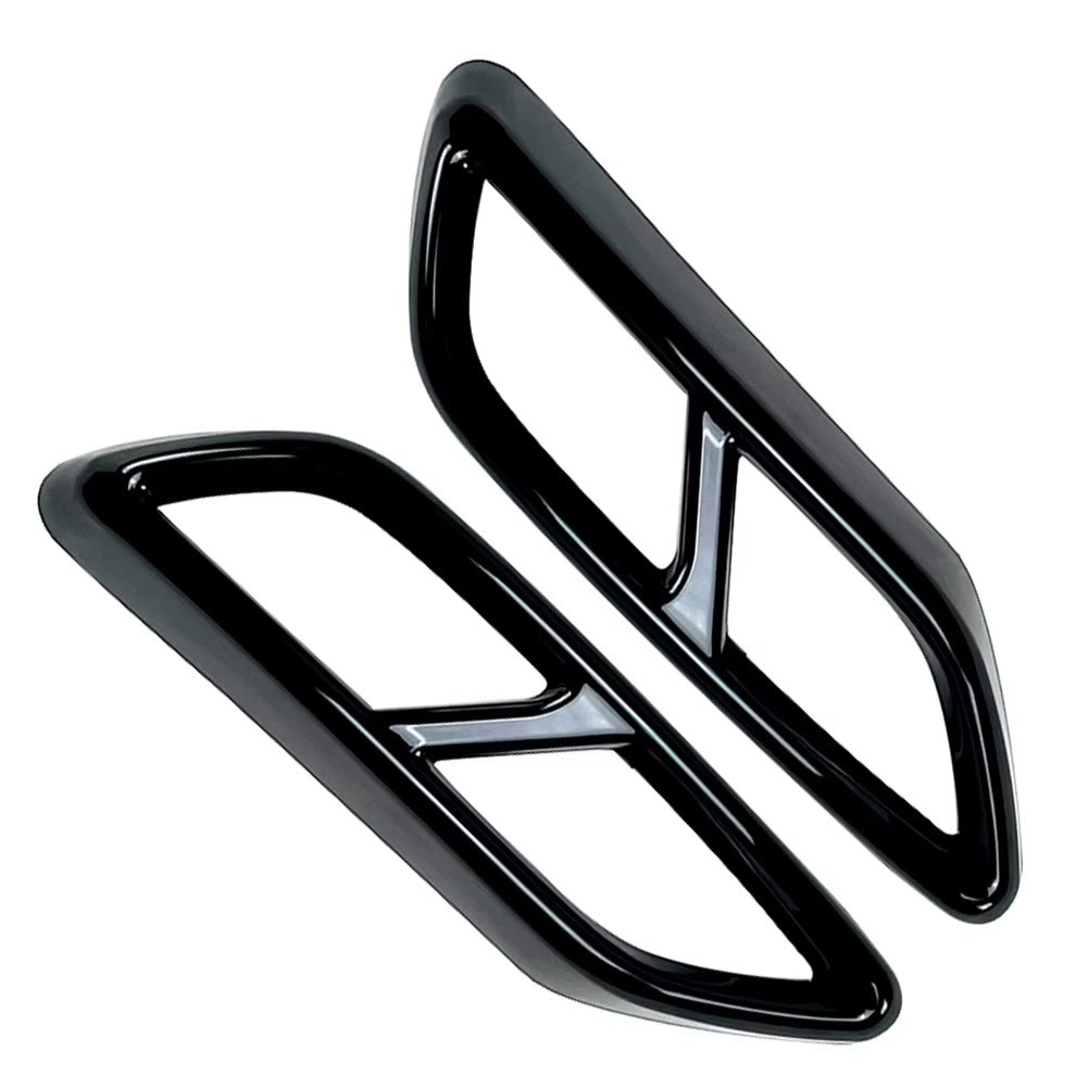 Sorties d’échappement noir brillant pour Audi A3 8Y S-Line (2020 – 2024)