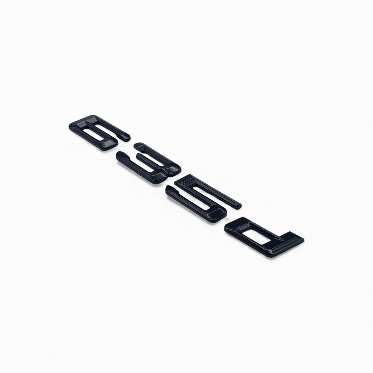 Trunk Badges, Logos, Black Lettering for BMW 6 Series 630i 640i 645i 650i E63 E64 F06 F12 F13 G32