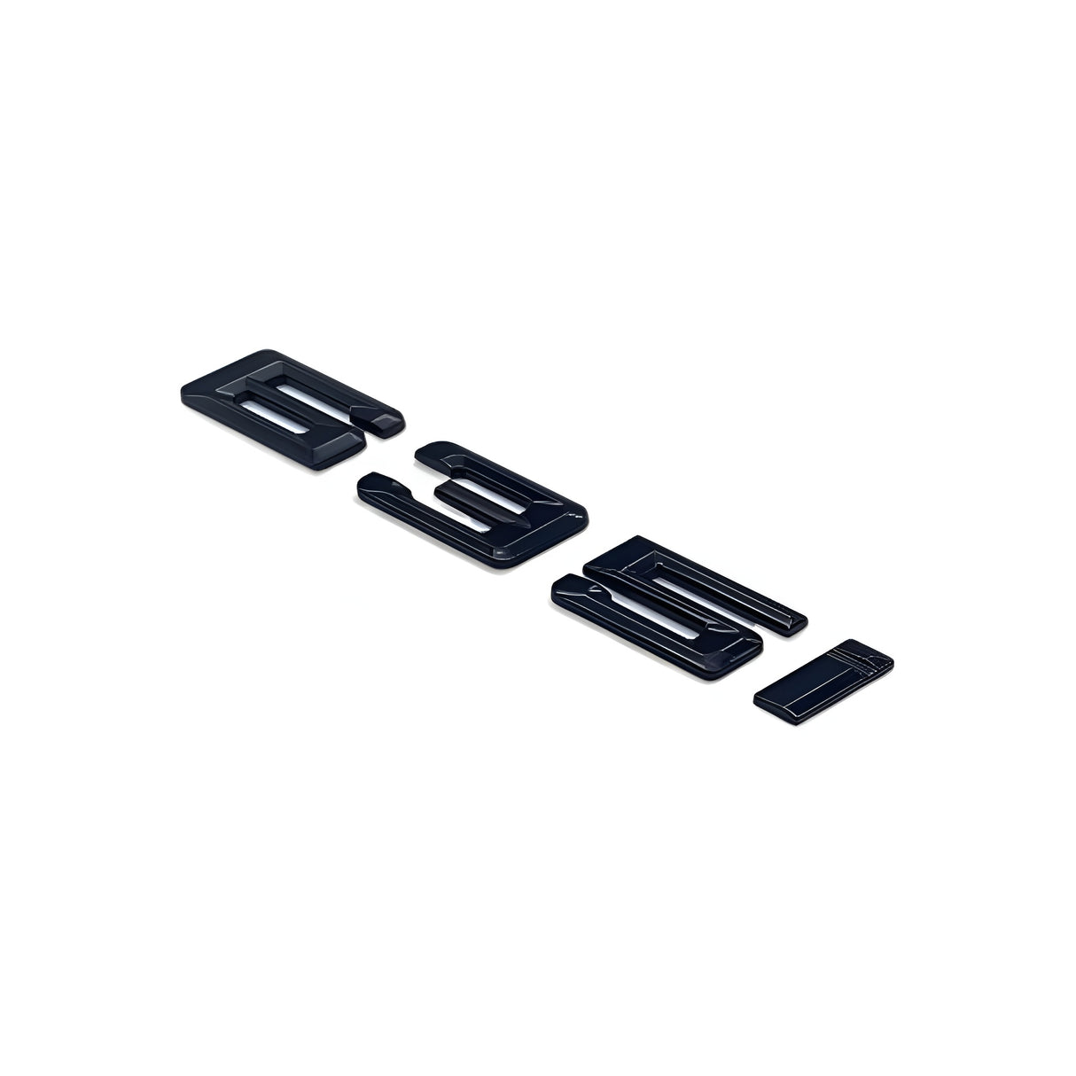 Trunk Badges, Logos, Black Lettering for BMW 6 Series 630i 640i 645i 650i E63 E64 F06 F12 F13 G32