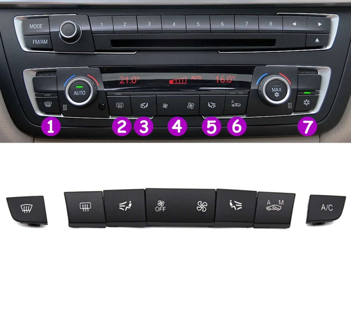 Boutons de radio et de climatisation pour BMW Série 1 F20
