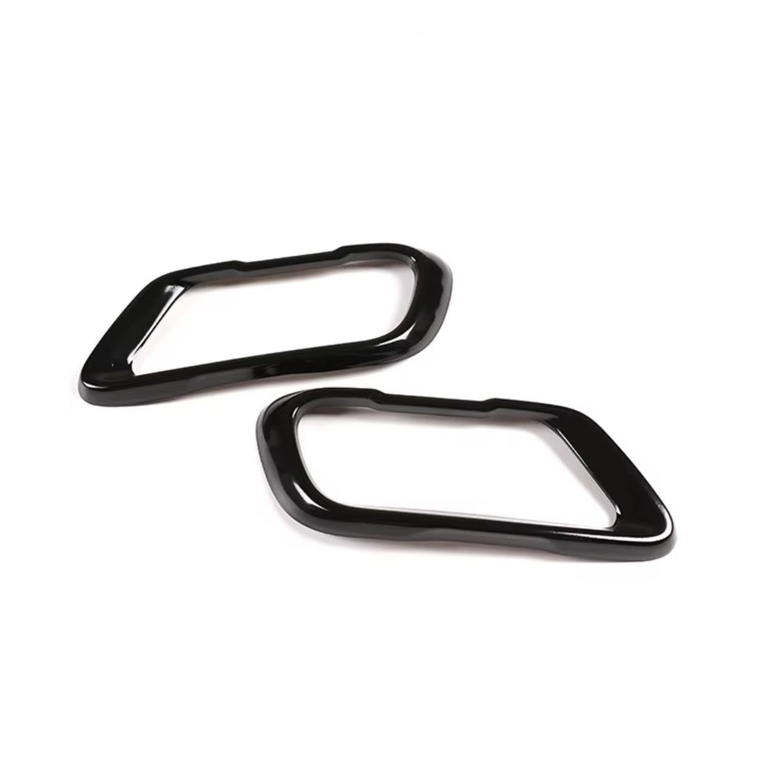 Embouts Sorties Enjoliveurs d'échappements noires BMW M look pour BMW X5 G05, X6 G06 et X7 G07