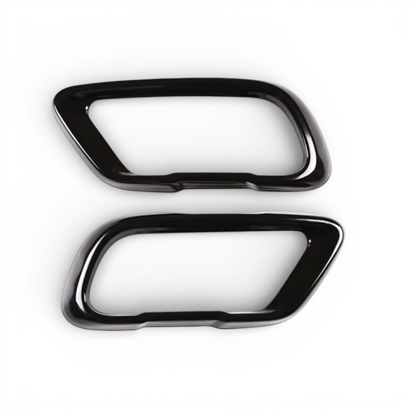 Embouts Sorties Enjoliveurs d'échappements noires BMW M look pour BMW X5 G05, X6 G06 et X7 G07