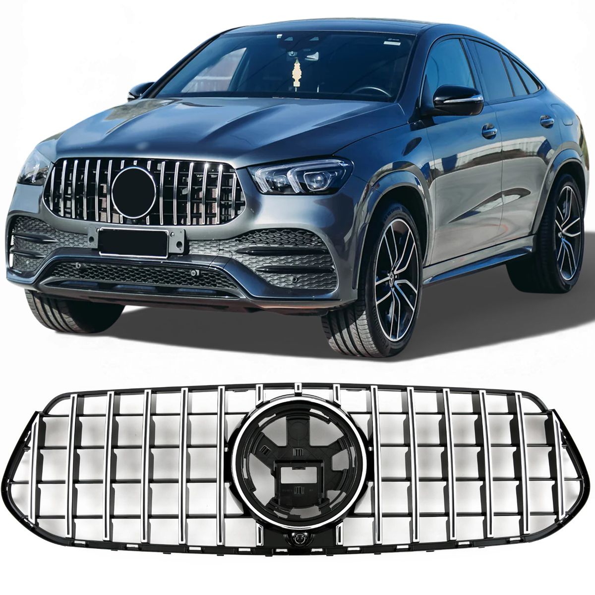 Calandre Panamericana AMG GTR pour Mercedes GLE W167 et GLE Coupé (2019 à 2026)