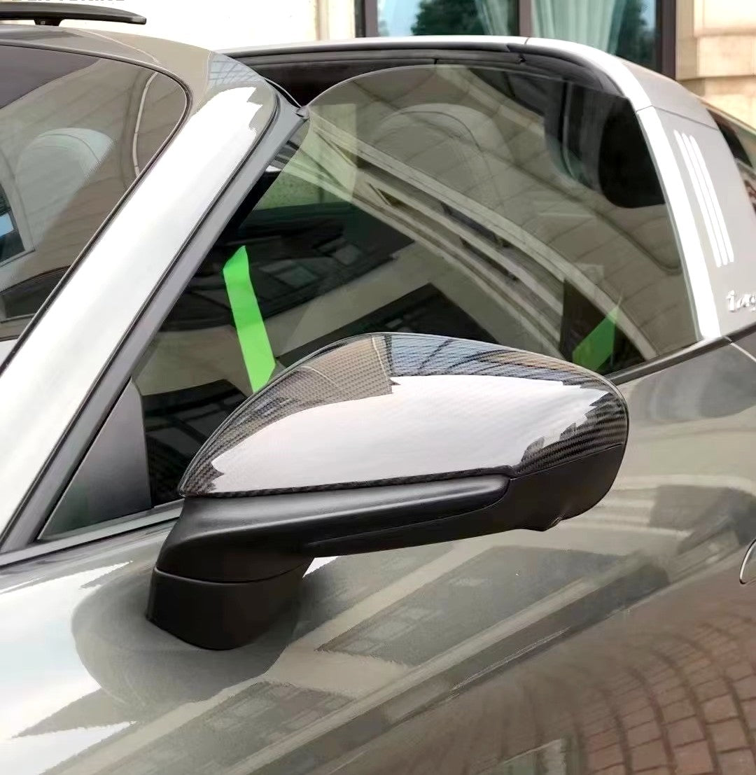 Coques de rétroviseurs en fibre de carbone pour Porsche 911 Type 992 (2019 à 2024)