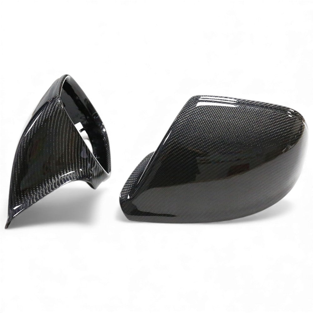 Audi A4, S4, RS4 B9 (2017-2022) - Glossy black mirror covers