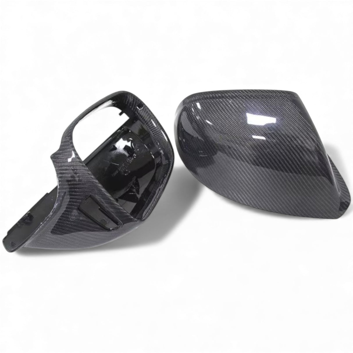 Audi A4, S4, RS4 B9 (2017-2022) - Glossy black mirror covers