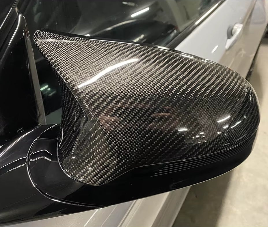 Coques de rétroviseurs en fibre de carbone pour BMW M4 F82 - 2014 à 2020