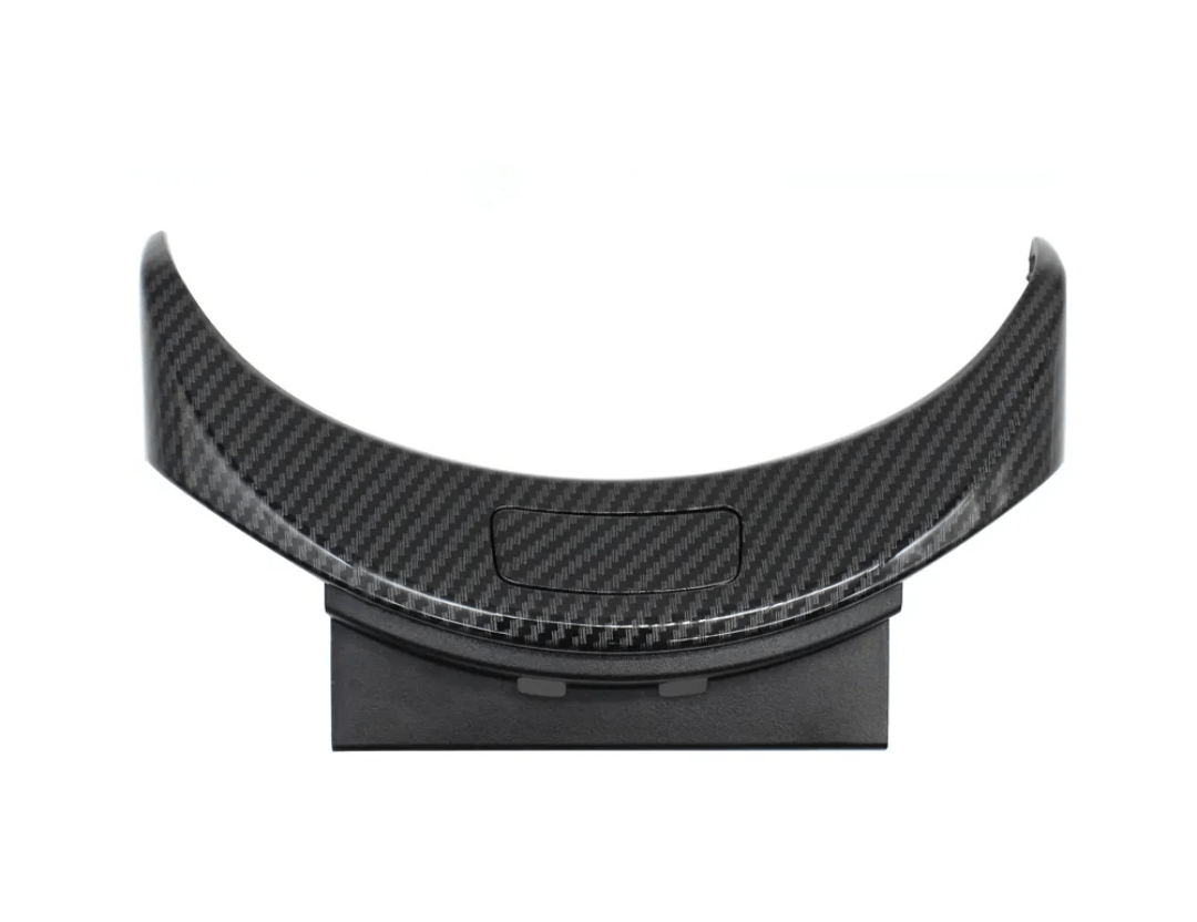 Couvercle d'ouverture de boîte à gant de console centrale carbone replica pour Mercedes Classe C W205