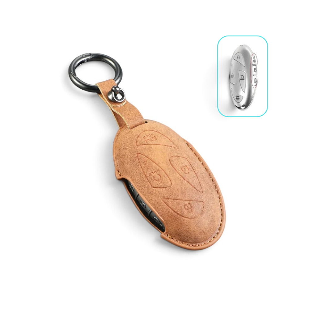 Coque de clé Alcantara pour Hyundai