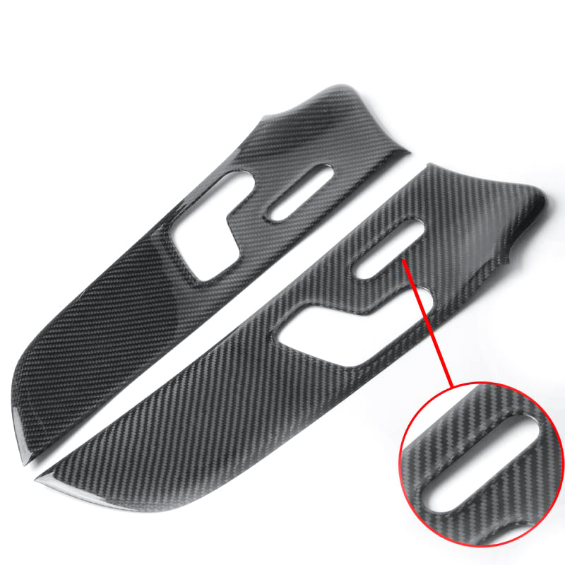 Inserts intérieurs de Portes Tableau de Bord Console Centrale Look Carbone pour Mercedes Classe A W177 et CLA C118 (2018 à 2023)