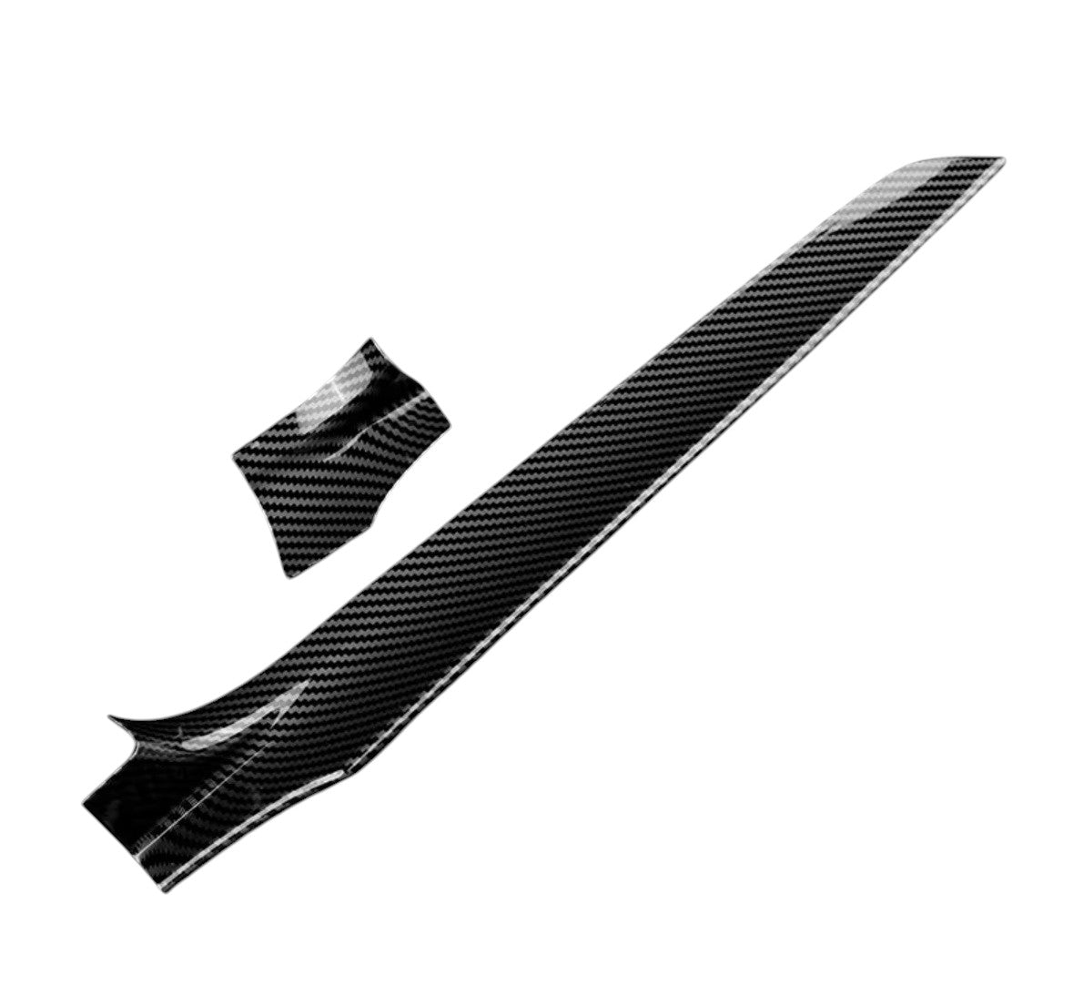 Carbon replica interior dashboard and center armrest inserts for Mercedes GLC W253 (2015 - 2020)