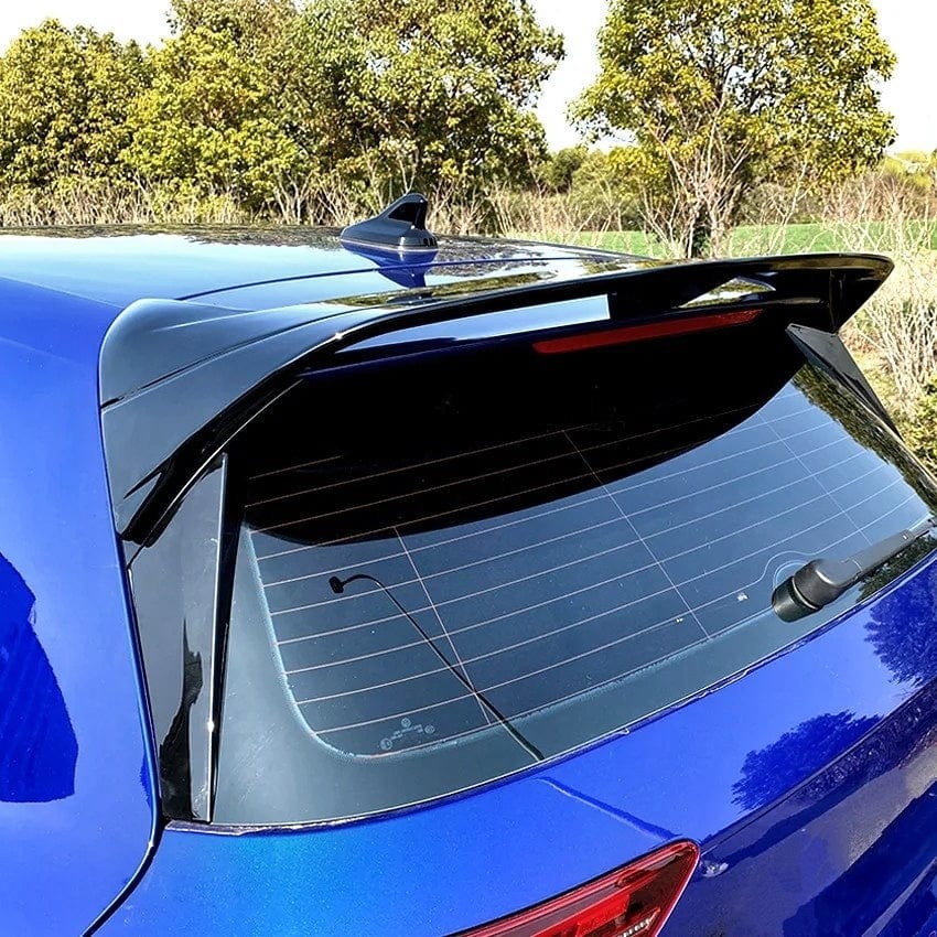Golf GTI, GTD et GOLF R / Noir brillant Aileron de coffre Becquet pour VW GOLF 8 (2021-2024)