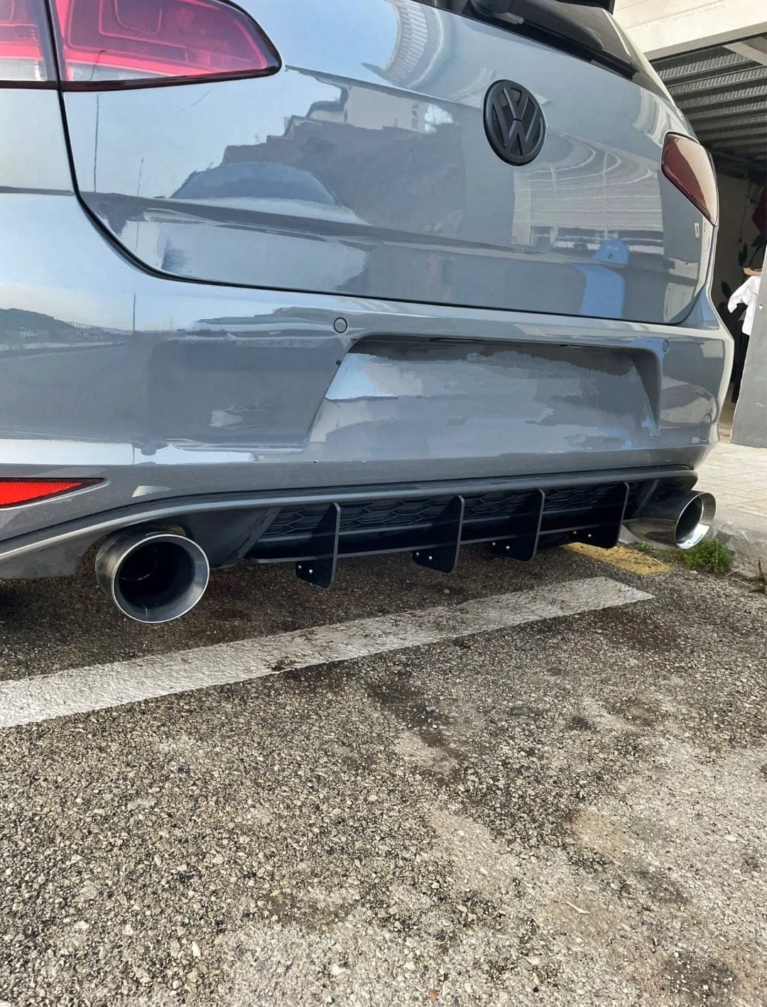 Diffuseur de pare-choc arrière Performance pour VW GOLF 7 GTI (2012 à 2021)