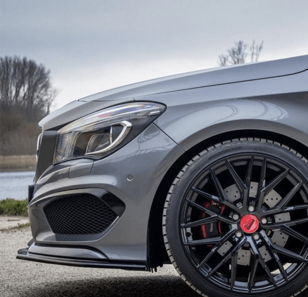 Mercedes CLA C117 avec pack AMG Lame avant splitter pour Mercedes CLA C117 (2012 à 2016)