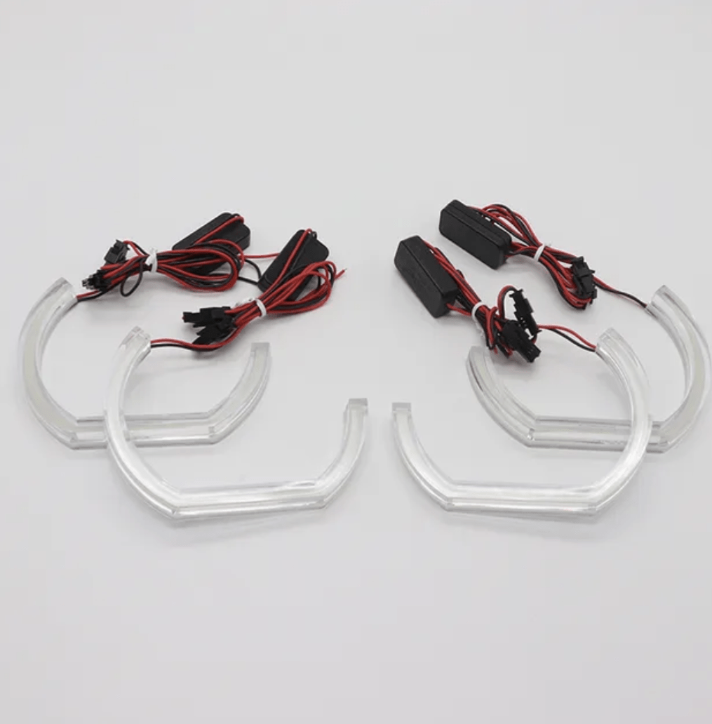 Phares Angel Eyes DTM Anneaux LED pour BMW Série 3 Berline E90 (2005 à 2012)