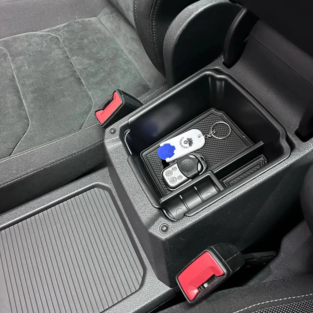 Bac de rangement d'accoudoir central noir pour Volkswagen Tiguan 1 5N