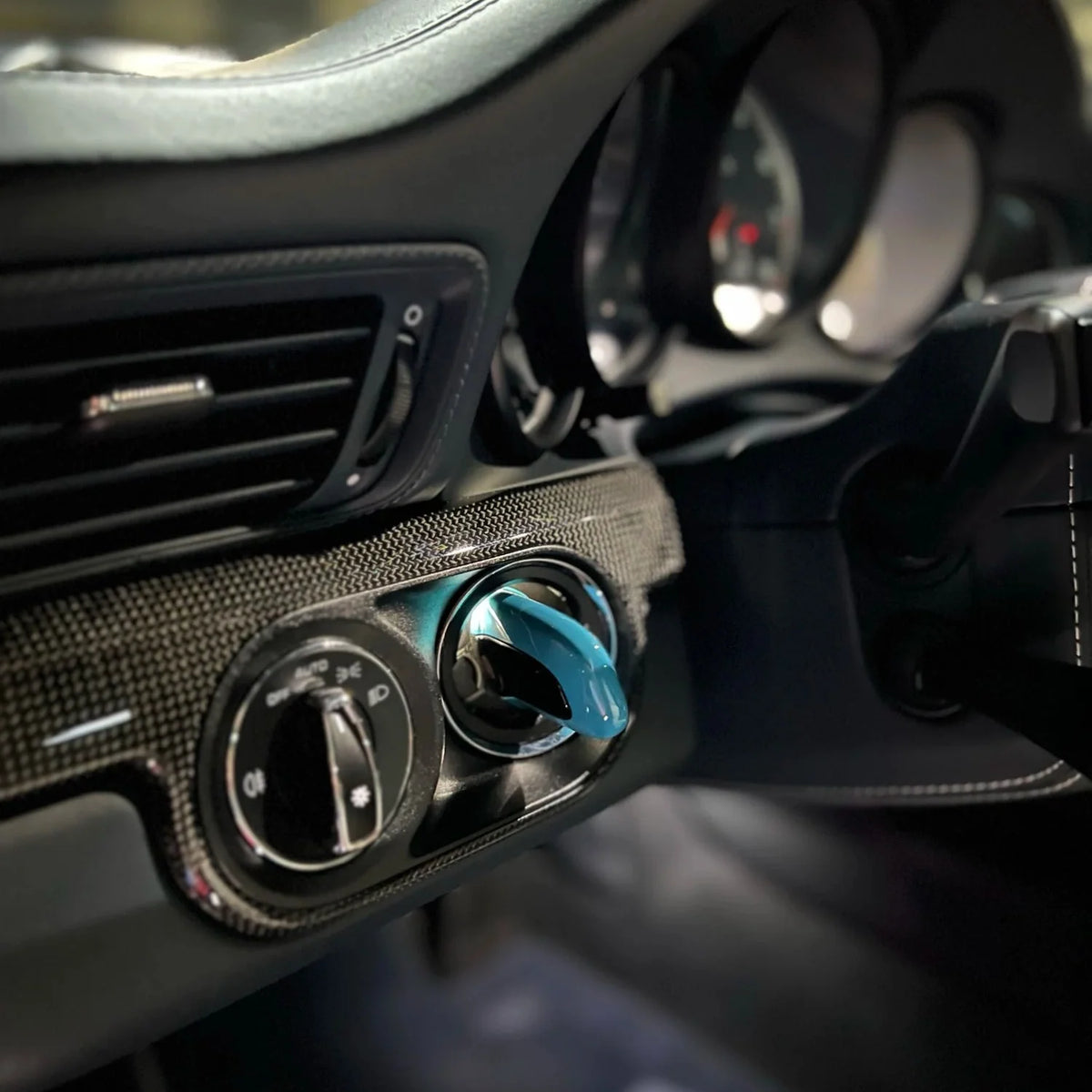 Insert de clé peint pour clé mains libres Porsche