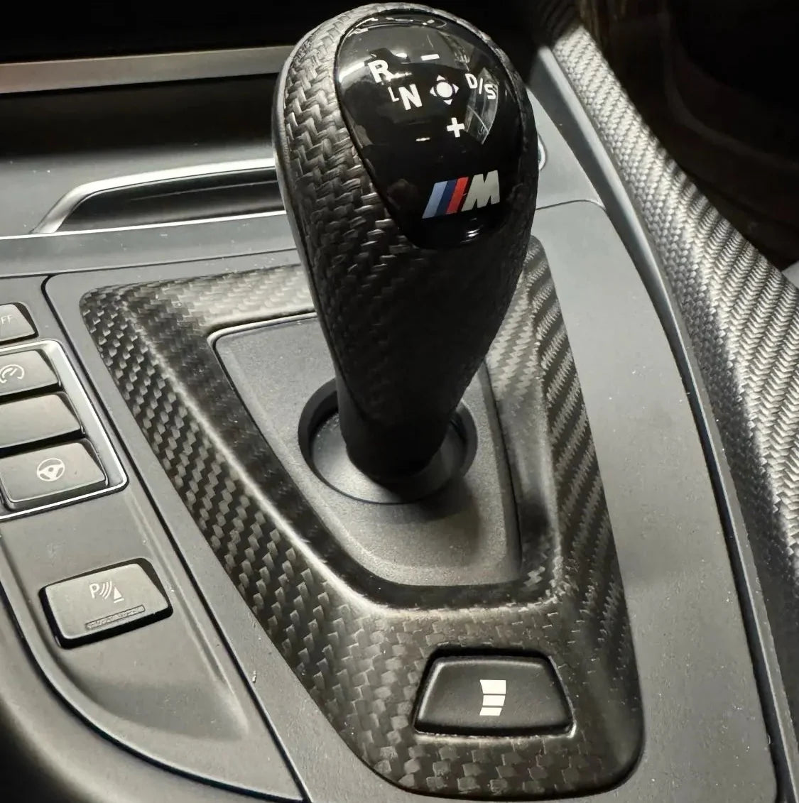 Garniture de levier de vitesses en carbone pour BMW X3 F25