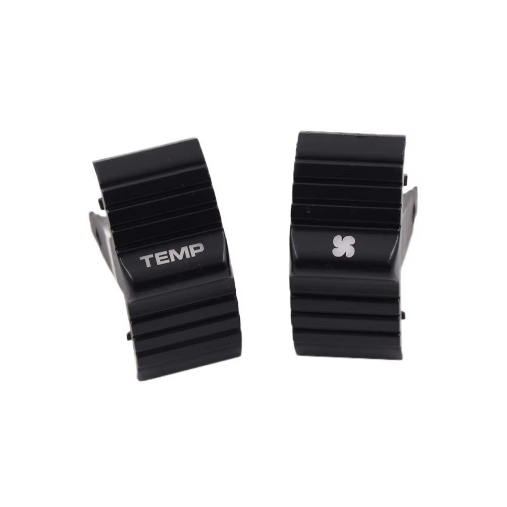 Volume and Climate Control Knobs for Porsche Boxster II 987 (Set of 2) - 2005 to 2008