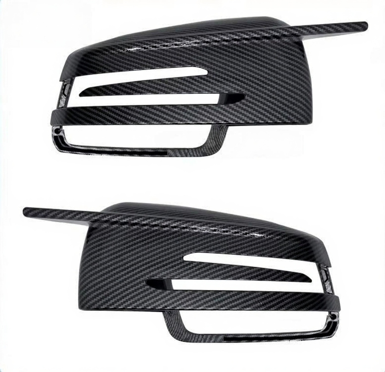 Coques de Rétroviseurs Performance Noires Brillantes Mercedes CLA C117 (2012 - 2018)