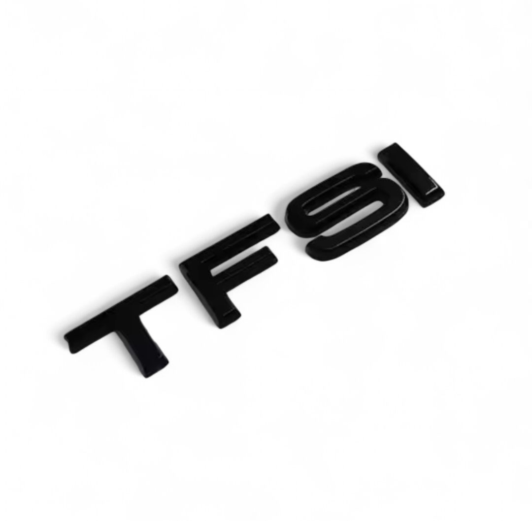 Logo de coffre noir motorisation Badge AUDI 30 35 40 45 50 55 TFSI