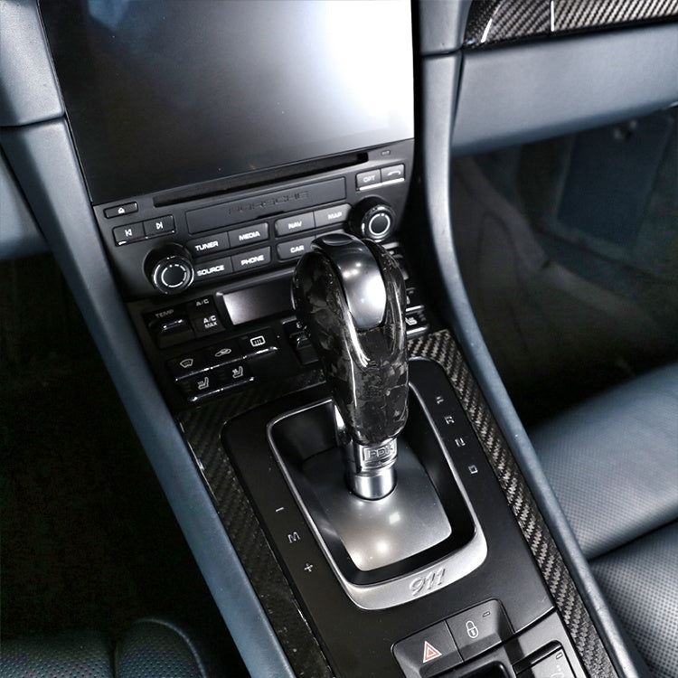 Pommeau sélecteur levier de vitesse PDK en fibre de carbone pour Porsche Boxster 981 - 2013 à 2016