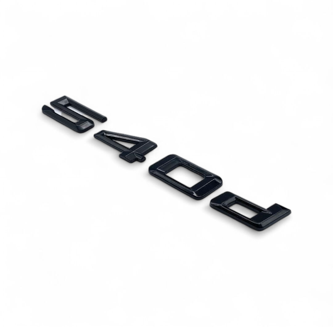 Badges Logos de coffre Noirs BMW Série 5 520d 525d 530d 535d 528i 535i E39 E60 F10
