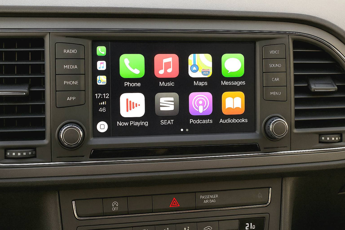 Autoradio connecté Tactile Android Auto et Apple CarPlay Seat Leon 5F (2012 à 2020)