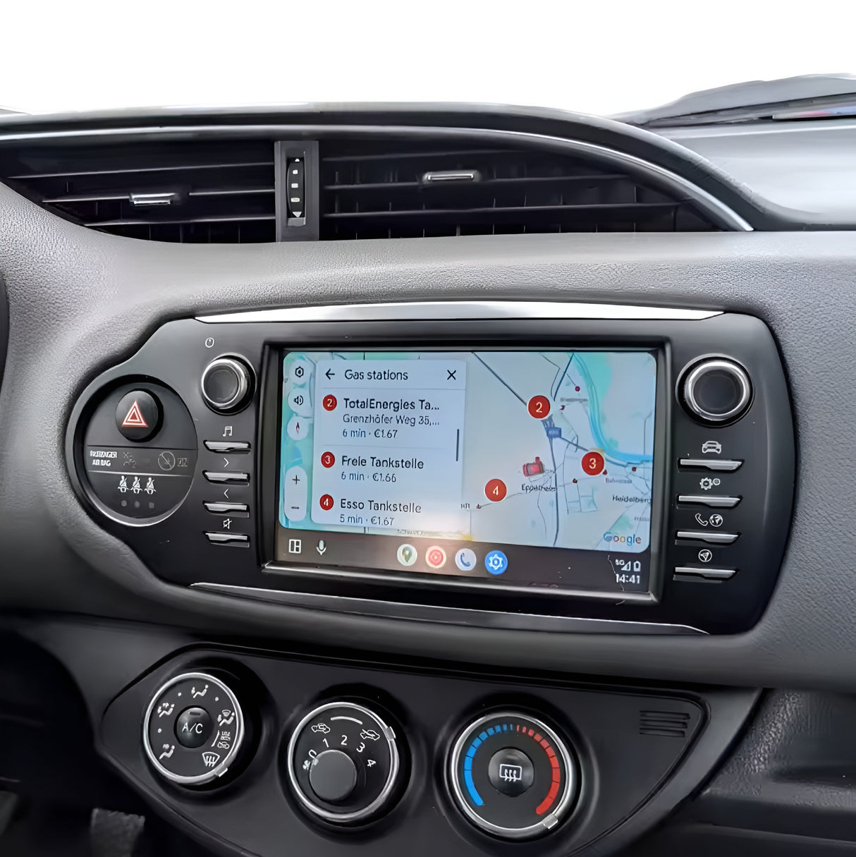 Module Apple CarPlay Sans Fil Android Auto pour Toyota Yaris III Phase 2 (2014 à 2017)