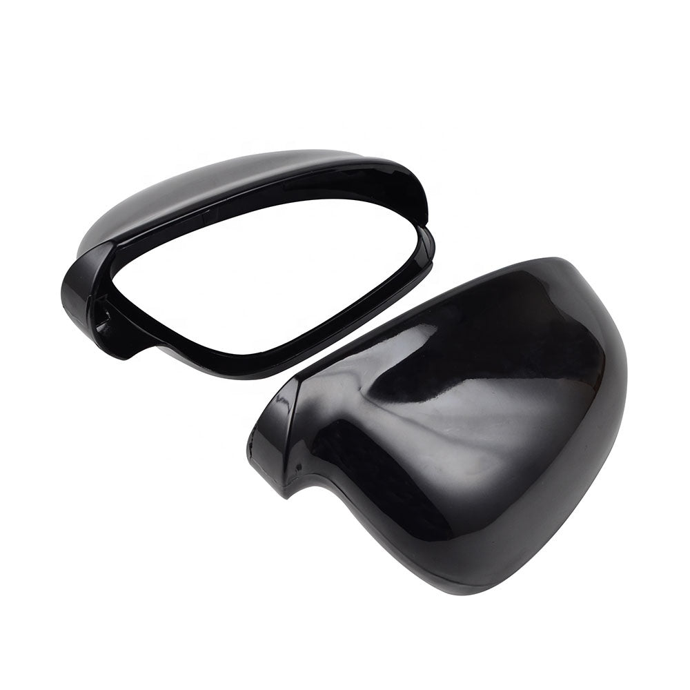 Coques de rétroviseurs noires brillantes pour VW Golf 5 (2003 - 2008)