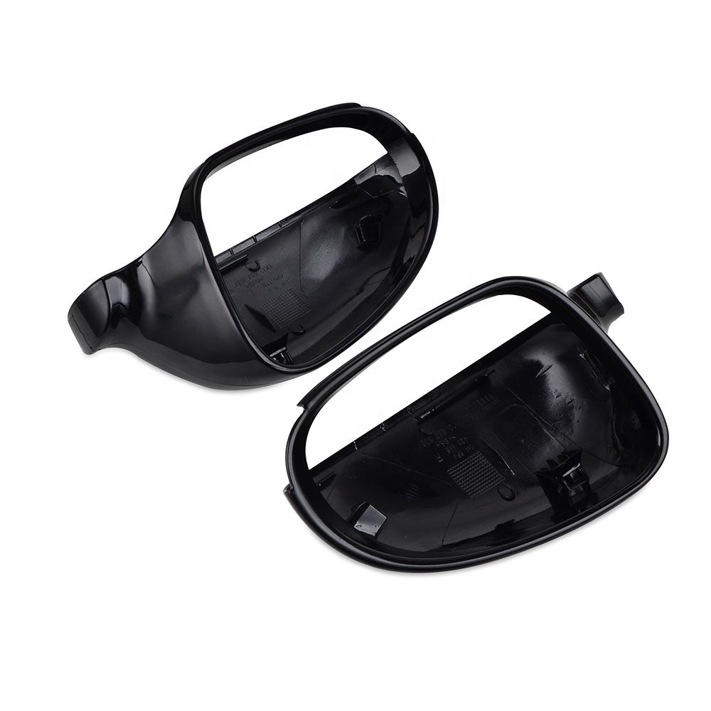 Coques de rétroviseurs noires brillantes pour VW Golf 5 (2003 - 2008)