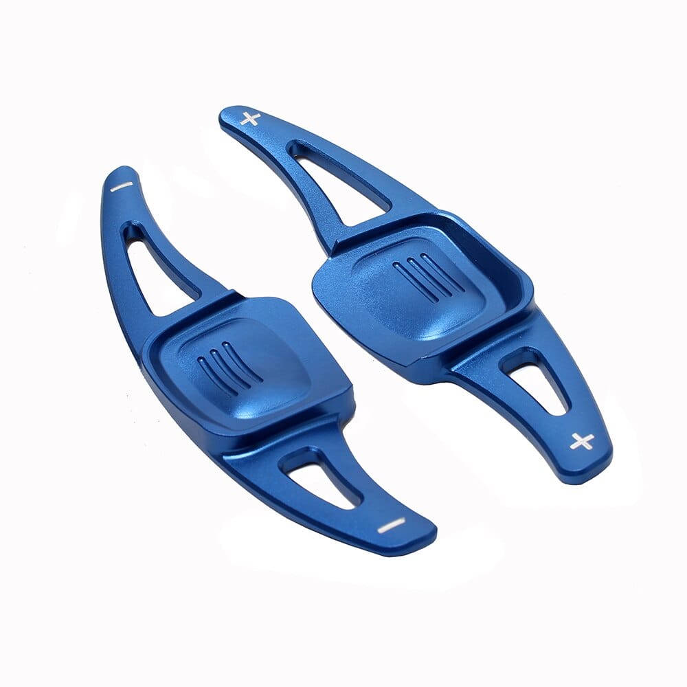 Bleu Palettes au volant en Aluminum pour VW Golf 8