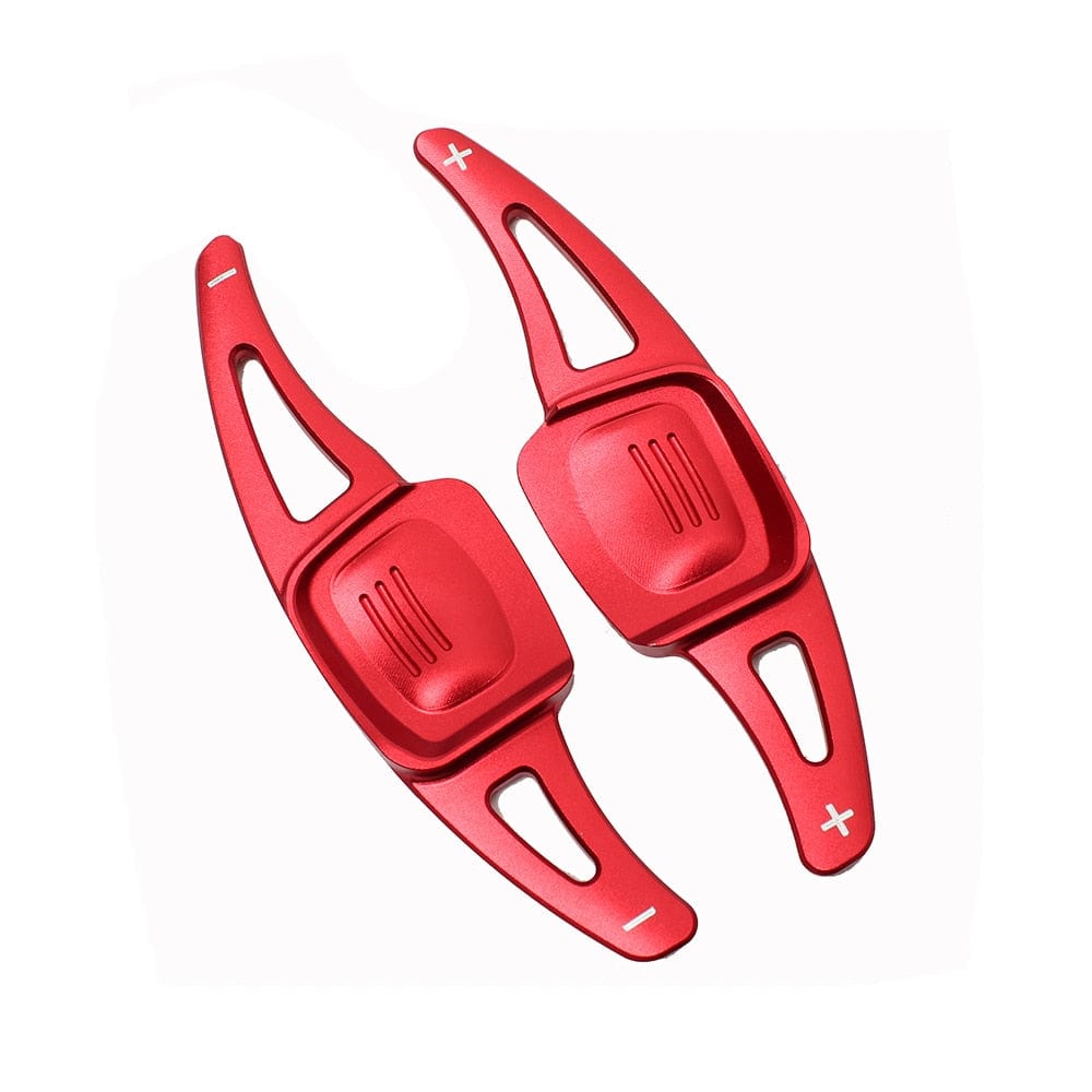 Rouge Palettes au volant en Aluminum pour VW Golf 8