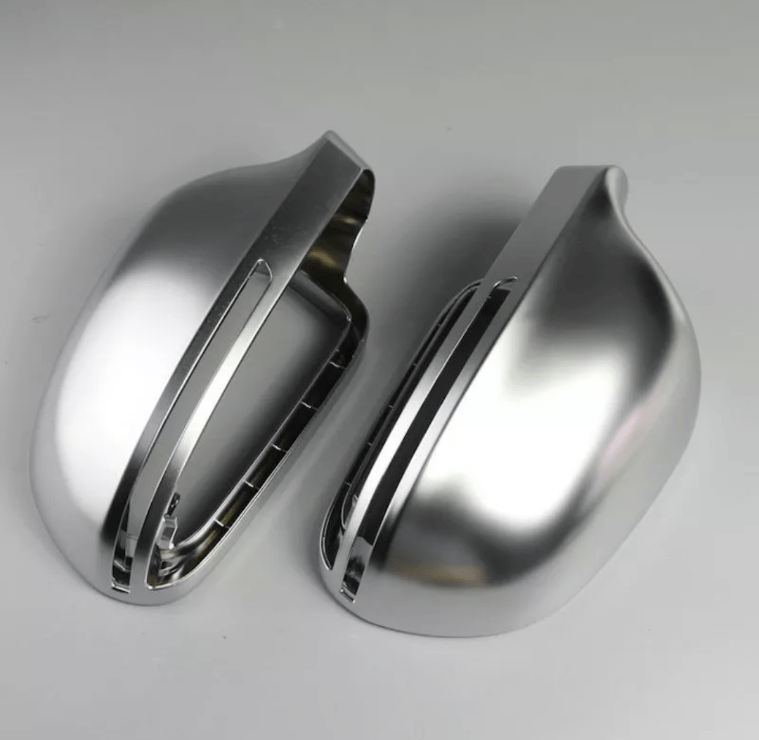 Coques de rétroviseurs Argent Mat Chrome pour Audi A5 B8 (2007 - 2016)