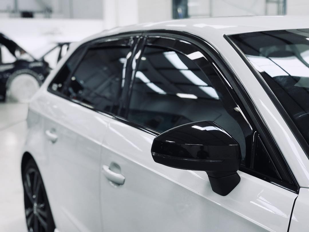 Coques de rétroviseurs noires brillantes pour AUDI A3 8V (2012 - 2020)