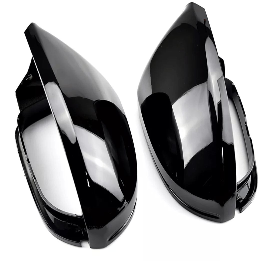 Coques de rétroviseurs Noires Brillantes pour Audi A6 C7 (2012 - 2018) Coques de rétroviseurs Noir Brillant pour Audi A6 C7 (2012 - 2018)
