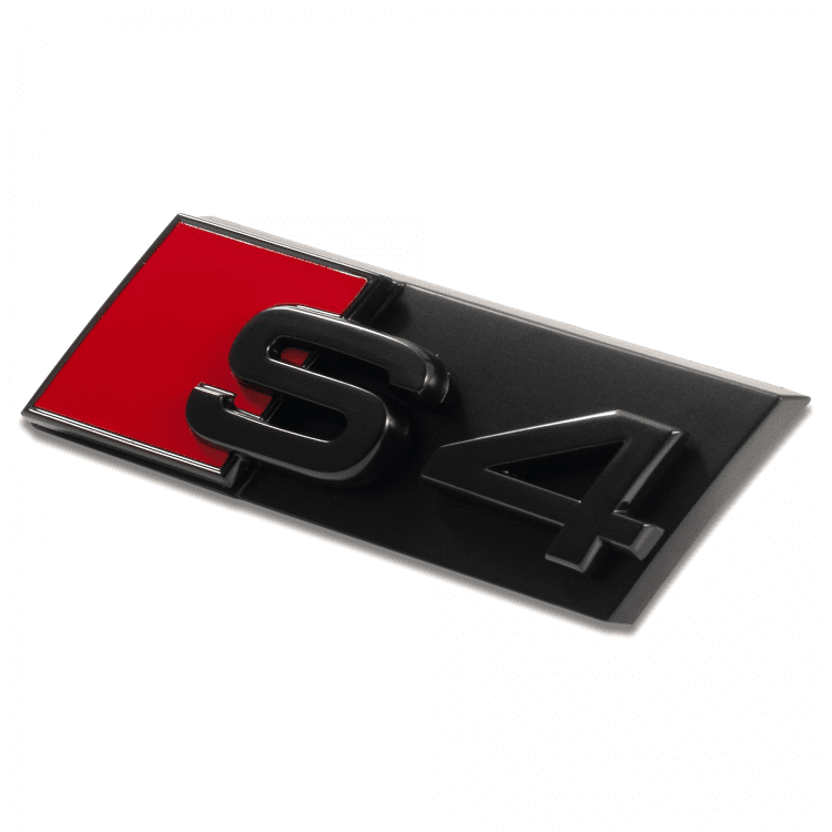 Emblème de calandre AUDI S4 Noir Brillant