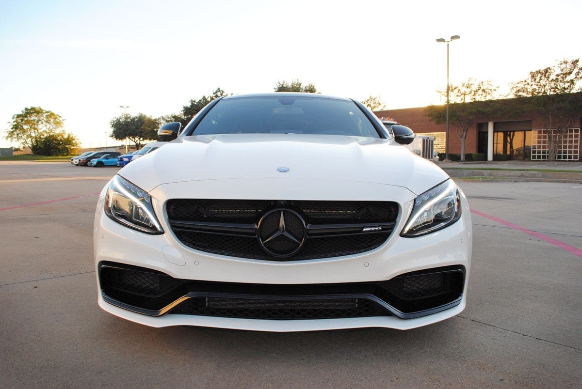 Emblème de calandre logo Mercedes-Benz Noir