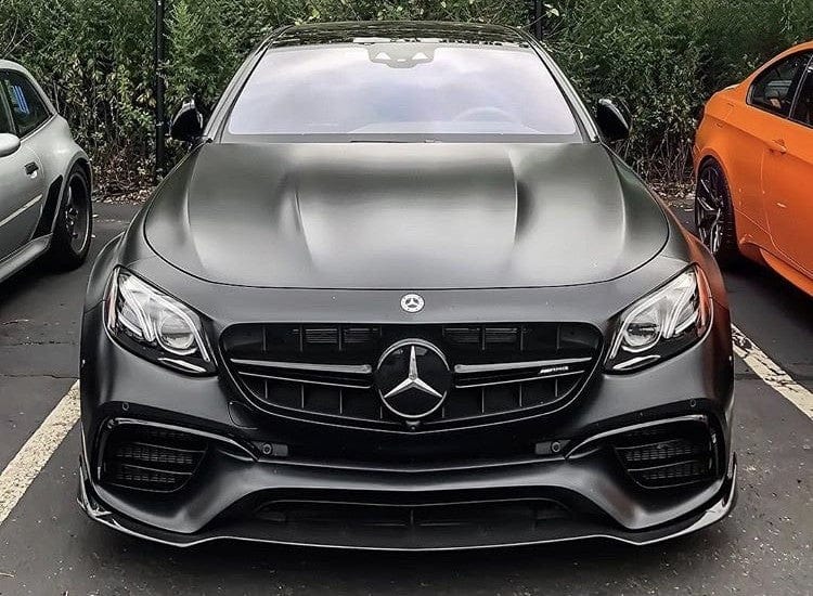 Emblème de calandre logo Mercedes-Benz noir et argent