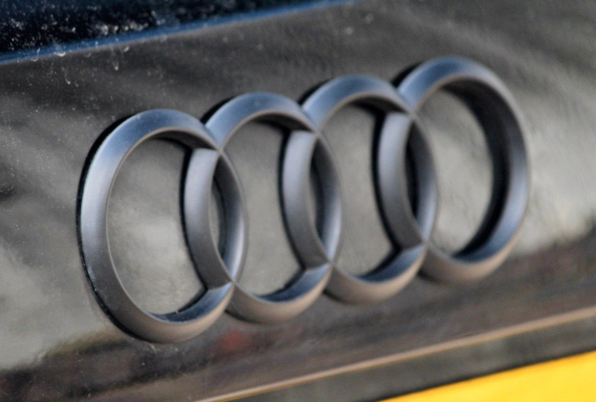 Emblème de coffre logo AUDI Black Edition noir