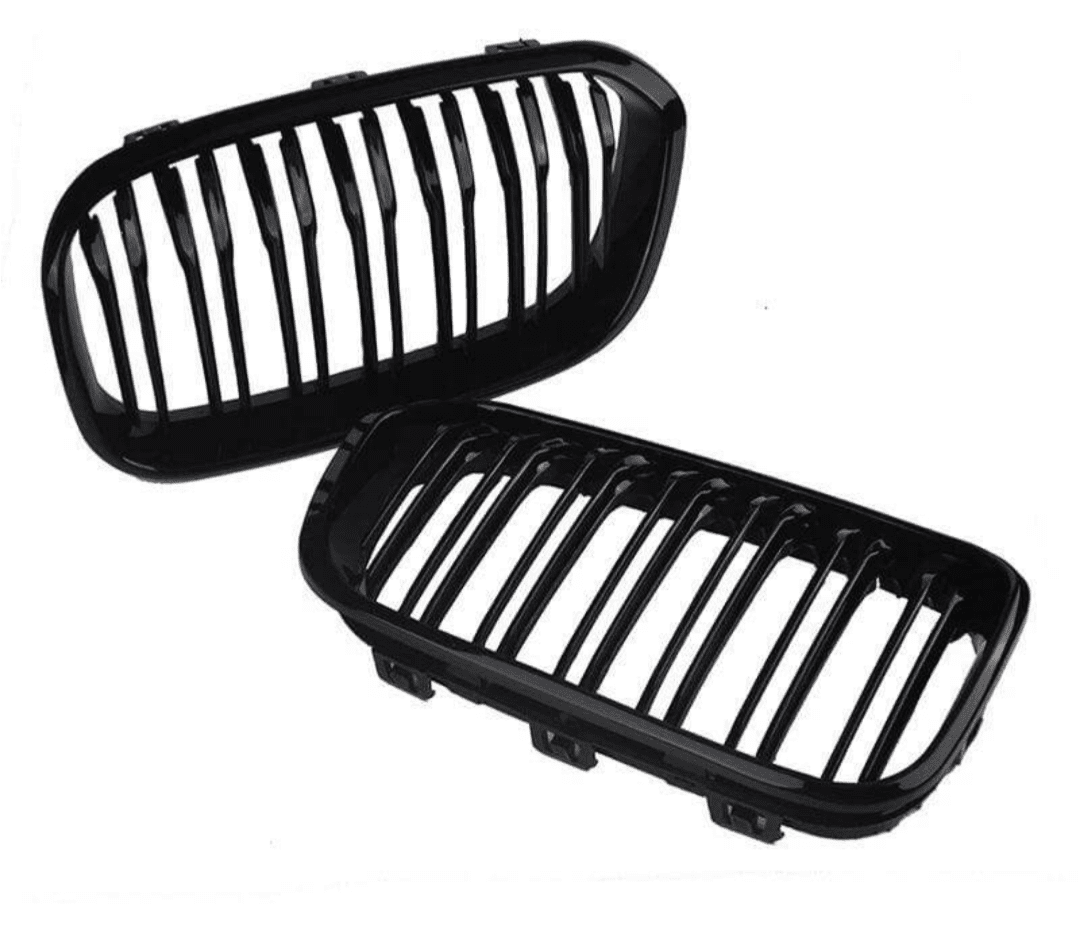 Grilles de Calandre Noir Brillant BMW Série 1 F20 F21 look M Performance (2011-2019)